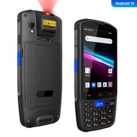 جهاز F7 محمول صناعي مقاوم للماء بمعيار IP67 مع لوحة مفاتيح وماسح ضوئي للباركود يعمل بنظام أندرويد