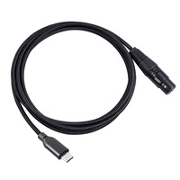 Adaptateur de câble de microphone 3 broches XLR femelle vers TYPE C mâle câble de données Audio Microphone ordinateur enregistrement câble de connexion vocale