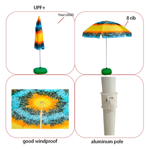 Хит продаж, пляжные зонты с полной печатью, 32, 34, <span class=keywords><strong>36</strong></span>, 38 дюймов - Product Image 2