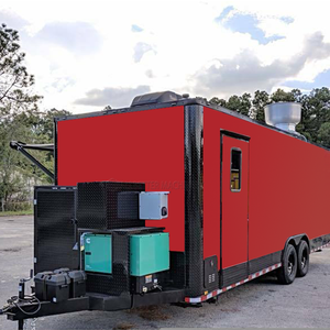 Remolque de Pizza Móvil para cocina, carrito de comida rápida personalizado, pequeño quiosco de comida móvil - Product Image 4