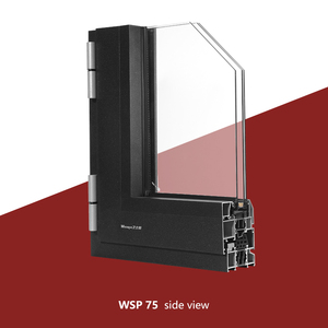 Fenêtres en verre résidentielles Maisons insonorisées nouvellement conçues contre la rupture de la chaleur de l'ouragan Fenêtres inclinables et tournantes en aluminium - Product Image 5