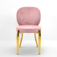 Chaises de mariage empilables en velours, modernes et luxueuses, pour table de mariés, banquets et réceptions d'hôtel