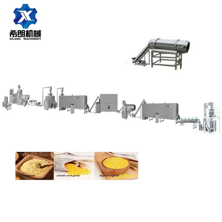 Manufacturer Puff Cereals Corn Flakes Food Processing line Corn Flakes corn snack making Equipment Industrial