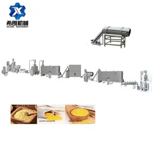Manufacturer Puff Cereals Corn Flakes Food Processing Line Corn Flakes Corn Snack Making Equipment Industrial