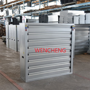 พัดลมดูดอากาศอุตสาหกรรมแบบผลัก-ดึง ขนาดใหญ่ วัสดุสแตนเลส รุ่น WENCHENG 1380 มม. สำหรับปศุสัตว์ - Product Image 2