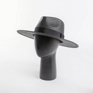 Hot Selling Fashion Women <b>Men</b> Summer Deluxe Toyo Paper <b>Straw</b> Panama <b>Hat</b> With Matching Ribbon Loop - Product Image 6