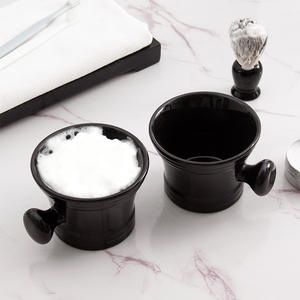Bol à mousse à raser en céramique Chaozhou, noir, pour mousse riche, pour hommes, soin du visage DW307B 5.1 - Product Image 3