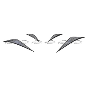 สำหรับ BMW ซีรีส์ 3 E90 E92 E93 M3 ปี 2008-2013 คาร์บอนไฟเบอร์ ชุดแต่งกันชนหน้า คานาร์ด สปลิตเตอร์ สภาพใหม่ - Product Image 6