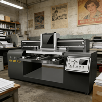 Impresora Plana de Inyección de Tinta A3 UV con Cabezal de Impresión DX7 de 2880DPI para Impresión Digital de Logotipos en Carcasas de Celulares