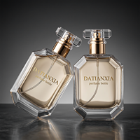 Flacon de parfum en verre personnalisé 30ml 50ml 100ml Flacon de parfum vide avec logo personnalisé et emballage en boîte cadeau