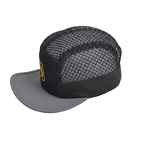 Casquette légère et ajustable à 5 panneaux en tissu maillé, unisexe, séchage rapide, respirante, pour sports de plein air, alpinisme, camping