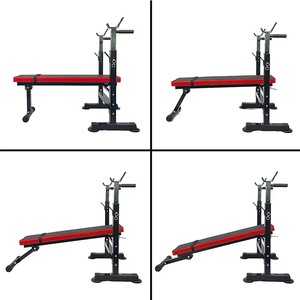 Équipement de fitness pour la musculation, banc de musculation réglable, banc de musculation avec barre, utilisation à domicile - Product Image 4