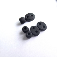 Bouton en silicone pour vêtement, boucle en silicone pour vêtement, perle en silicone pour chaussures, étiquette en silicone pour sac à dos, patchs