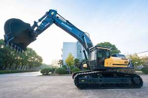 Excavatrice sur chenilles Hyundai HX550HD 22 tonnes d'origine, modèle HX550, à vendre - Product Image 4