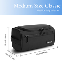 Nouvelle trousse de toilette pour homme anti-éclaboussures, populaire, à suspendre, avec plusieurs compartiments pour les essentiels de voyage