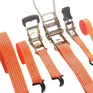 Heavy Duty Ratchet Tie Down Strap com Ganchos Carga Amarração Strap para Truck Trailer Load Securing - Product Image 4