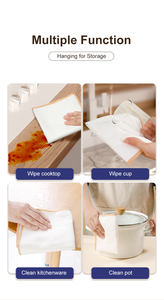 KOOCCA再利用可能ビスコース5ピース/パックマイクロファイバーキッチンクリーニングぼろ布超吸水性ハング可能タオル - Product Image 5