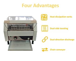 <span class=keywords><strong>Grille</strong></span>-<span class=keywords><strong>pain</strong></span> commercial, <span class=keywords><strong>grille</strong></span>-<span class=keywords><strong>pain</strong></span> à sandwichs, <span class=keywords><strong>grille</strong></span>-<span class=keywords><strong>pain</strong></span> électrique à convoyeur pour <span class=keywords><strong>pain</strong></span> - Product Image 4
