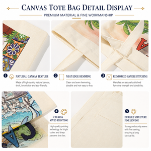Bolsa de compras ecológica personalizada con estampado de monumentos españoles, bolsa de viaje personalizada, bolsa de algodón d - Product Image 3