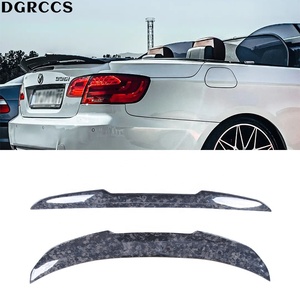 Aileron arrière en fibre de carbone forgée style PSM non perforé pour BMW Série 3 E93 & E93 M3 Cabriolet 2006-2013 - Product Image 1