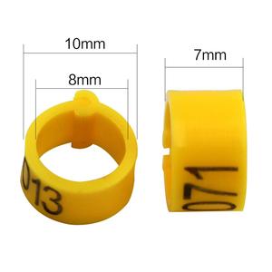 Dier <span class=keywords><strong>Plastic</strong></span> Duif Voet <span class=keywords><strong>Ring</strong></span> Been Ringen Gevogelte Enkel Bands Nummer Tag Persoonlijke Vogel Been Band Met Nummer 001-100 Voor Verkoop - Product Image 1