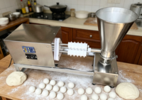 Machine automatique à convoyeur pour le polissage et le diviseur continu de boules alimentaires rondes