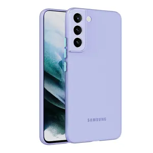 O.7MM Ultra Thin Trans lucent Frost Matte Leichte, schlanke, weiche TPU-Hülle für Samsung S22 S22 S22 Ultra