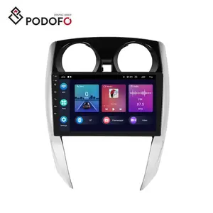 Podofo 10.1 ''2 Din AndroidカーステレオforNissan Note 2014-2017 (左ハンドル車) ワイヤレスCarplay Android Auto WIFI GPS BT