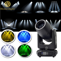 Projecteur de scène professionnel BSW Moving Head 200W à LED, effet faisceau puissant, rotation, spot, wash, avec effet anneau