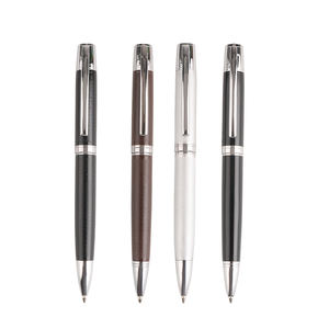 2025 Werbe metalls tifte Gravur Laser LOGO Heavy Roller Ball Pen für Werbung Twist Hotel Mechanism Ball Pen - Product Image 2