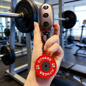 <span class=keywords><strong>Portachiavi</strong></span> Creativo a Forma <span class=keywords><strong>di</strong></span> Mini Piastra per Bilanciere, Ciondolo Sportivo per Coppie, Accessorio per Borsa da Palestra, <span class=keywords><strong>Portachiavi</strong></span> per Auto, Vendita all'Ingrosso - Product Image 5