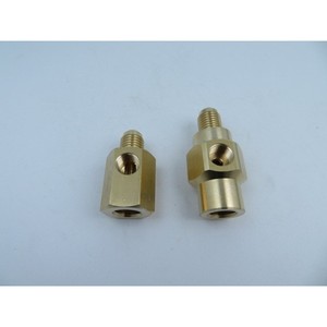 Copper Vacuum Pump Connector Adapter For Gauge And Air Conditioner Use With Plug In Connection - Product Image 1