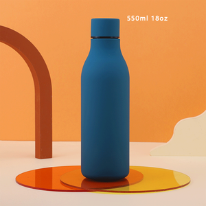304 stainless steel water bottle 550ml 18oz <b>vacuum</b> double-wall bpa-free tall skinny water bottle stainless steel - Product Image 2