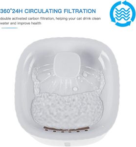 Bebedero eléctrico automático para perros y gatos, alimentador de agua para mascotas, dispensador de agua, carga de plástico, ultra silencioso, 3L, 1W, para exteriores - Product Image 4