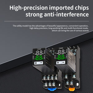 H3Y-2 H3Y-4 LCD dijital zamanlayıcı röle 12V 24V 220V minyatür döngüsü ve gecikme zaman kontrol ekranı - Product Image 3