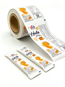 <span class=keywords><strong>Film</strong></span> laminé imprimé sur mesure pour emballage alimentaire de gelée, <span class=keywords><strong>film</strong></span> à rouleaux pour snacks, impression hélio halal, pour machine d'emballage automatique - Product Image 6