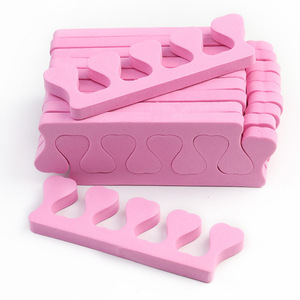 Kit professionnel de manucure et pédicure avec éponge en forme de cœur, séparateur doux pour doigts et orteils et correcteur d'hallux valgus pour salons - Product Image 5