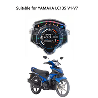 Harga Pabrik Speedometer Digital Motor Terlaris Tachometer Odometer Cocok untuk YAMAHA LC 135
