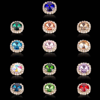 Bijoux à bricoler soi-même Rond Pointu CZ Cristal Diamant Argent Or Fond Chaussures Robe Bandeau Sac Couture Verre Perceuse Strass