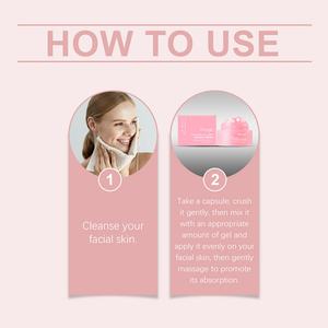 Crema de Cápsulas de Colágeno Rosa PDRN para el Cuidado Facial con Logotipo Privado Personalizado OEM - Product Image 4