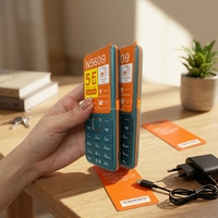 Newsunda N5609 Teléfonos Móviles Mini al por Mayor, Teléfono Pequeño con Doble SIM y Teclado