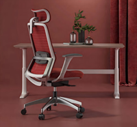 Silla de Oficina Ejecutiva Ergonómica de Lujo con Respaldo Alto y Malla, Giratoria, para Computadora, con Reposacabezas