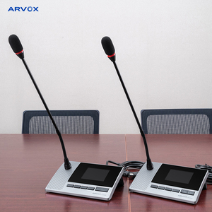 ARVOX-Micrófono de escritorio dinámico con cable, RC-6516 de pedestal de la mejor calidad de china, para reuniones, salas de conferencia y Escritorio - Product Image 2