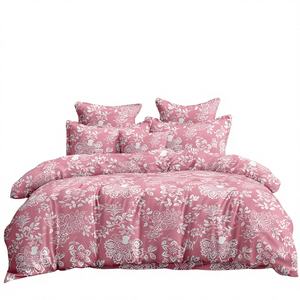 Ensemble de taies d'oreiller modernes en microfibre de polyester tissé 400TC, taille Queen, avec draps plats et draps-housses - Product Image 1