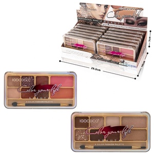 Set trucco da palcoscenico per bambini Kit cosmetico 8 colori tavolozza trucco ombretto per bambini Kit trucco lavabile per le ragazze Make Up - Product Image 1