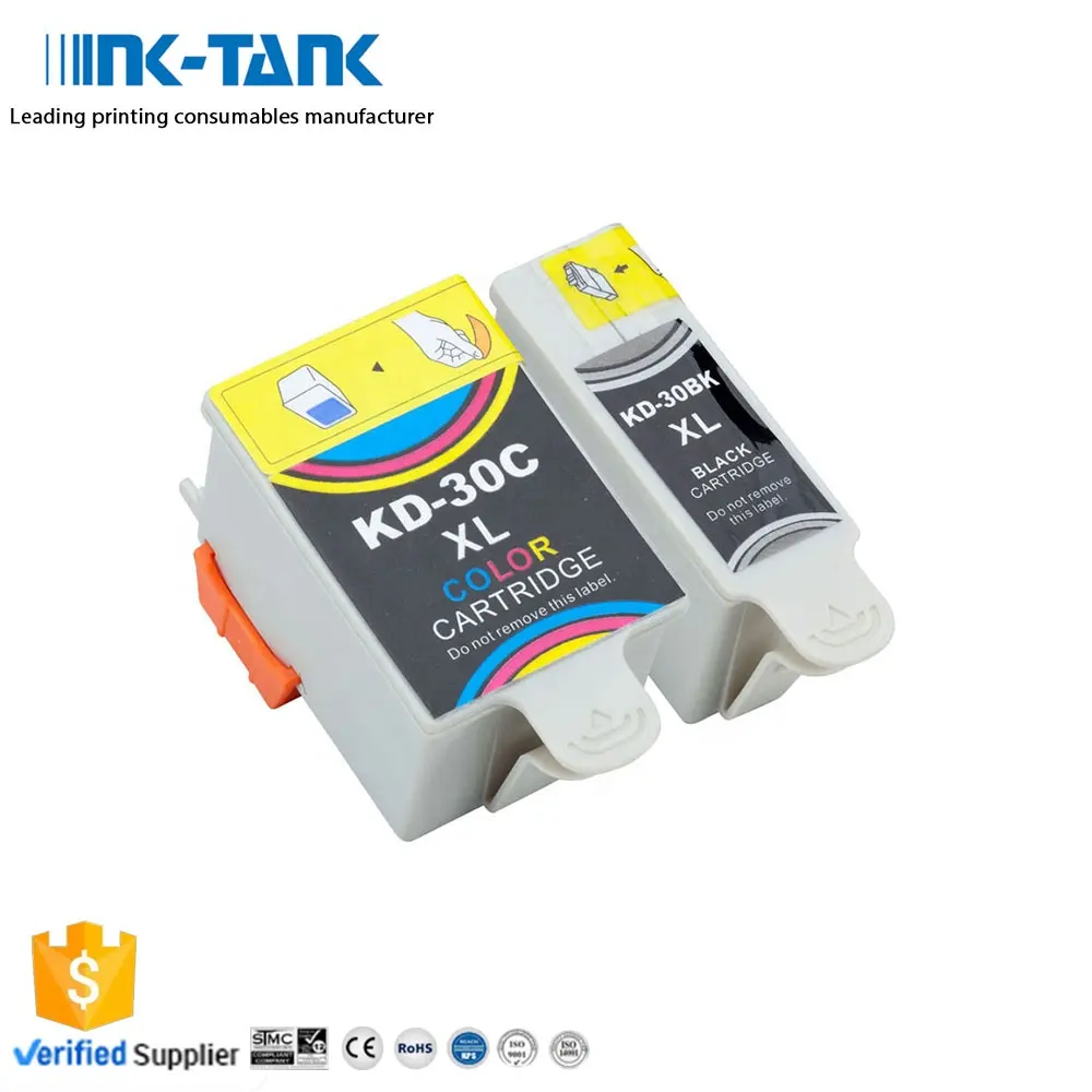 INK-TANK 30 XL 30XL Kartrid Tinta Kompatibel Warna Hitam Premium UNTUK Printer Kodak ESP C310 C110 C315