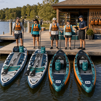 Paquete Mixto de Kayaks y SUPs para Pesca, Gestión de Activos Numerados, Venta al Por Mayor