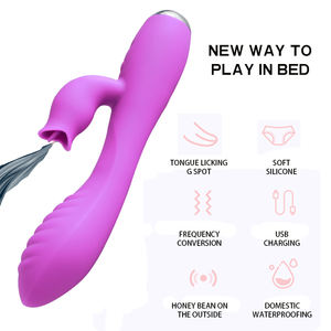 Sexbay Sex Toy Pénis Jouets Chatte Gourmande G-Spot Silicone Lapin Grosse Bite Grosse Bite Homme Sex Toy Femme G Spot Lécher Lapin Vibrateur - Product Image 2