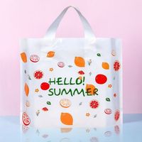 Sacs colorés pour une utilisation quotidienne offrant des conceptions personnalisées à travers un sac en plastique à poignée en boucle directe d'usine
