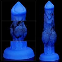 Dildo bleu en forme d'alien, pénis réaliste pour chien, dilatateur anal gay, plug, jouets de masturbation féminine, vente en gros de jouets BDSM pour adultes